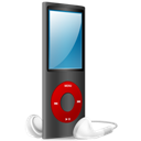 iPod Nano black and red on icon